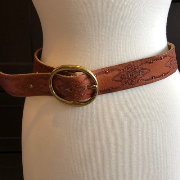 Lucky Brand Accessories - Lucky Brand  NWOT camel leather weathered belt